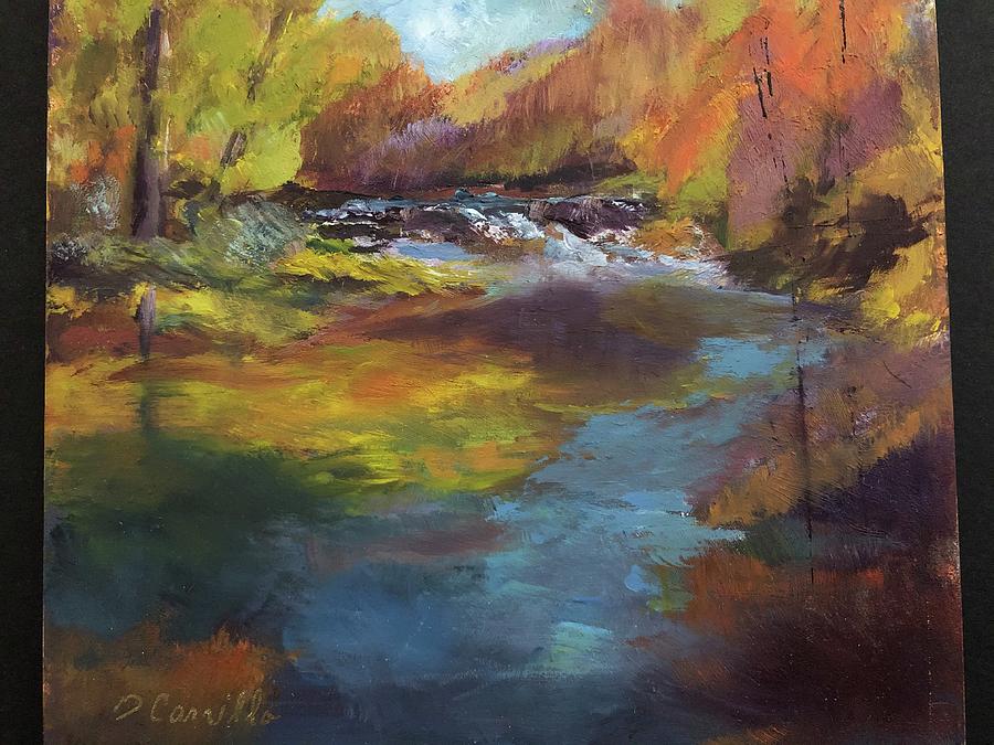 Maramec Springs Painting by Donna Carrillo