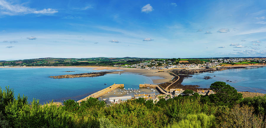 Marazion from Saint Michaels Mount, Cornwall. Photograph by Maggie Mccall