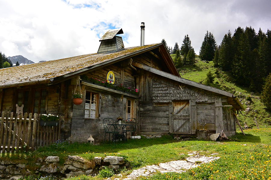 Alps Photograph - Marbach Brecca Alpine Chalet by Two Small Potatoes Alps Photograph - Marbach Brecca Alpine Chalet by Two Small Potatoes
