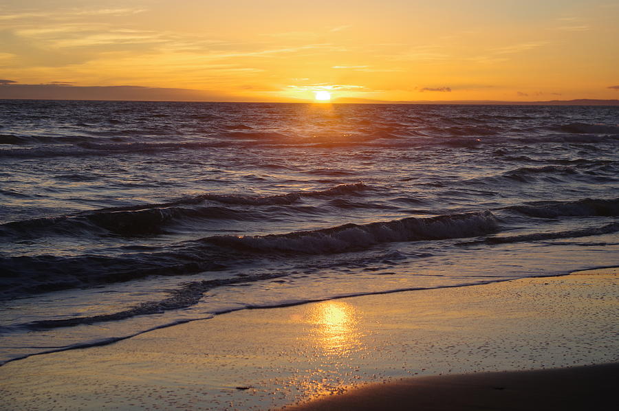 Marbella Sunset and breaking waves Photograph by Murray Croft Marbella Sunset and breaking waves Photograph by Murray Croft