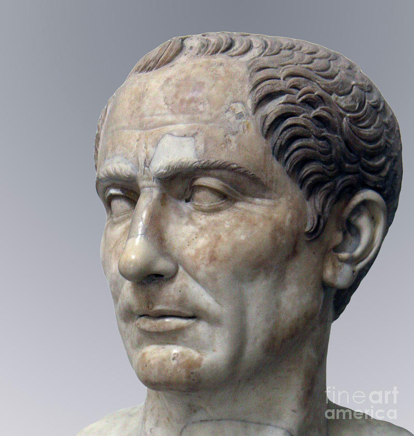 Marble Bust Of Gaius Julius Caesar Germanicus Also Known As Caligula Sculpture by Roman School