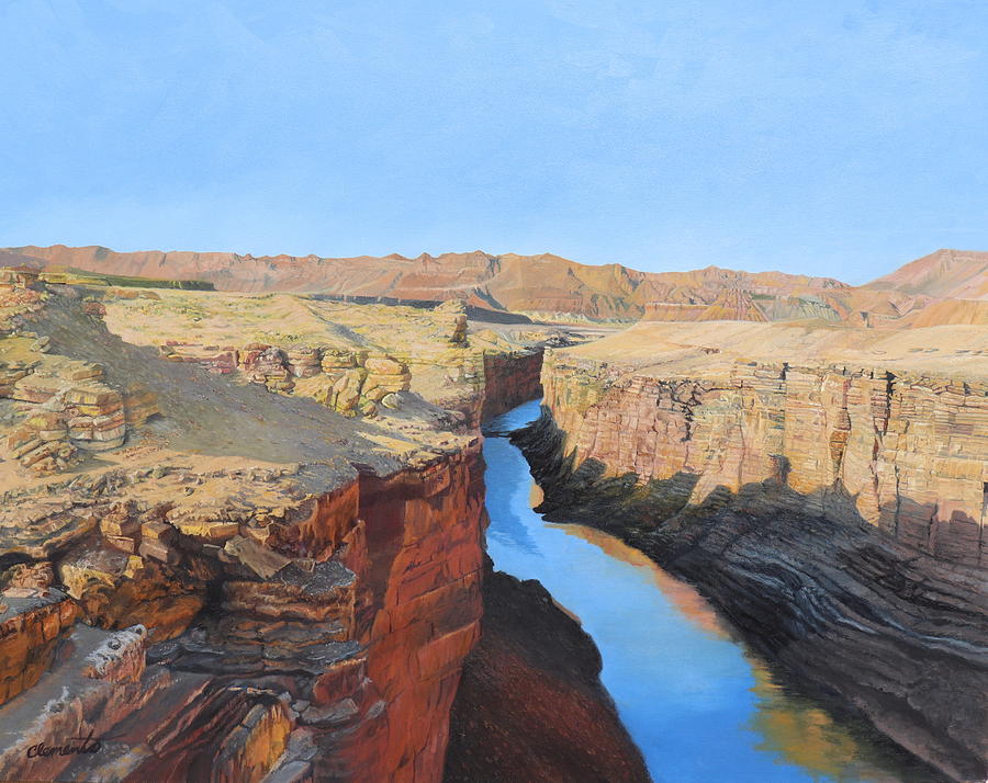 Grand Canyon National Park Painting - Marble Canyon by Barbara Barber