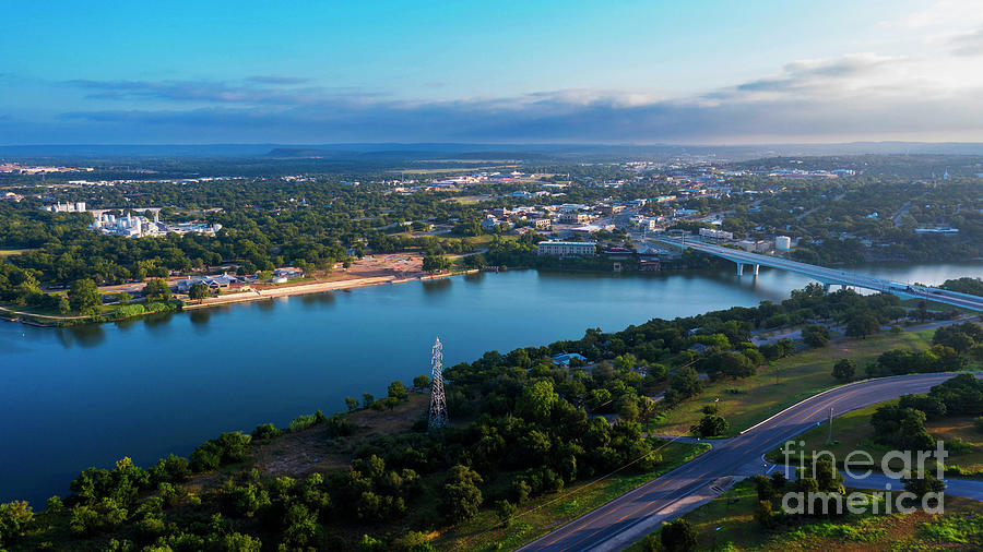 Marble Falls Photograph - Marble Falls is know for the most picturesque lake in the Highland Lakes chain of the Texas Hill Country by Dan Herron