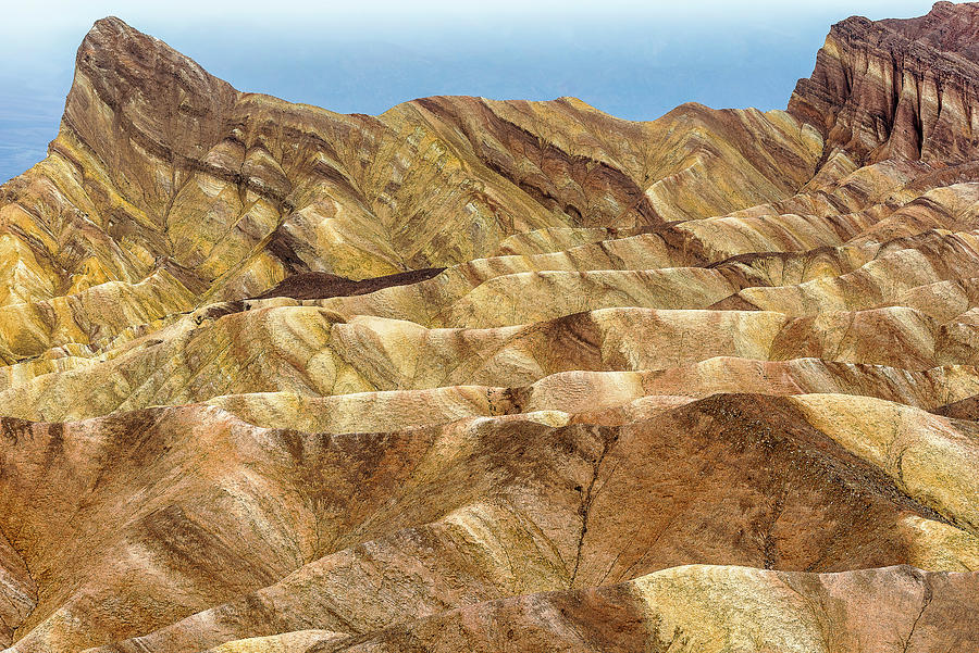 Marbled Zabriskie Point Death Valley NP CA USA World Location Photograph by Doug Holck