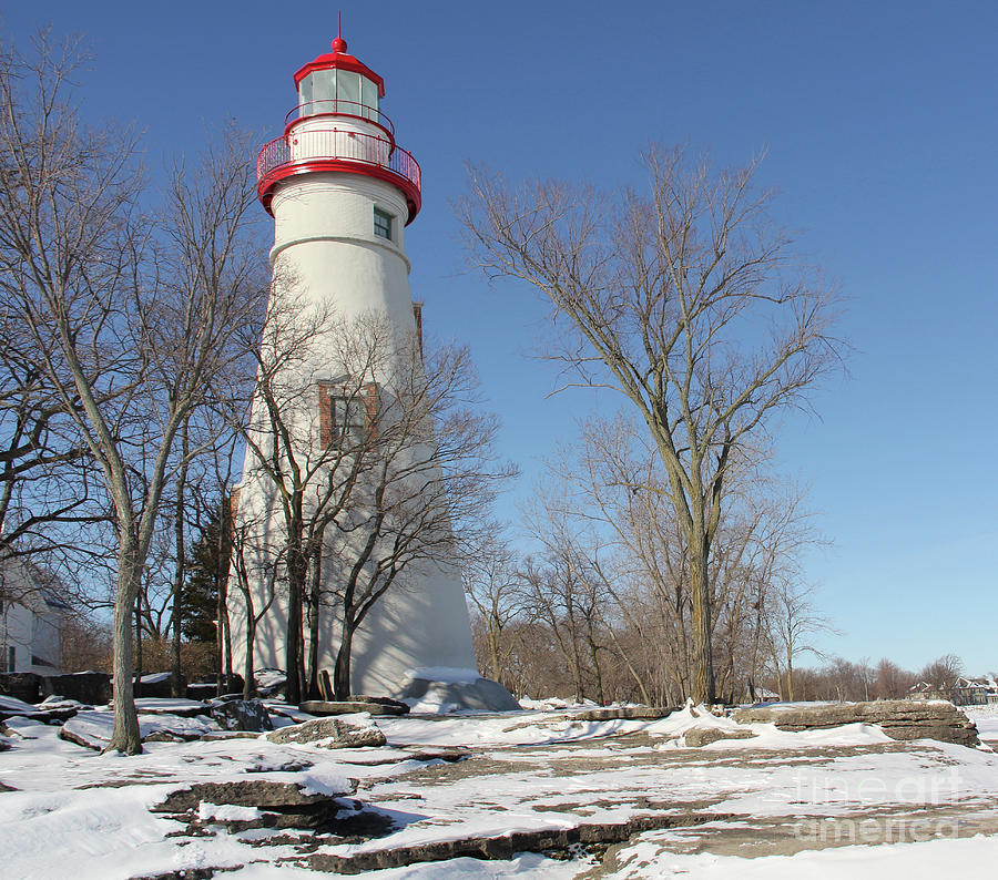 Marblehead Lighthouse in Marblehead Ohio 1044 Photograph by Jack Schultz
