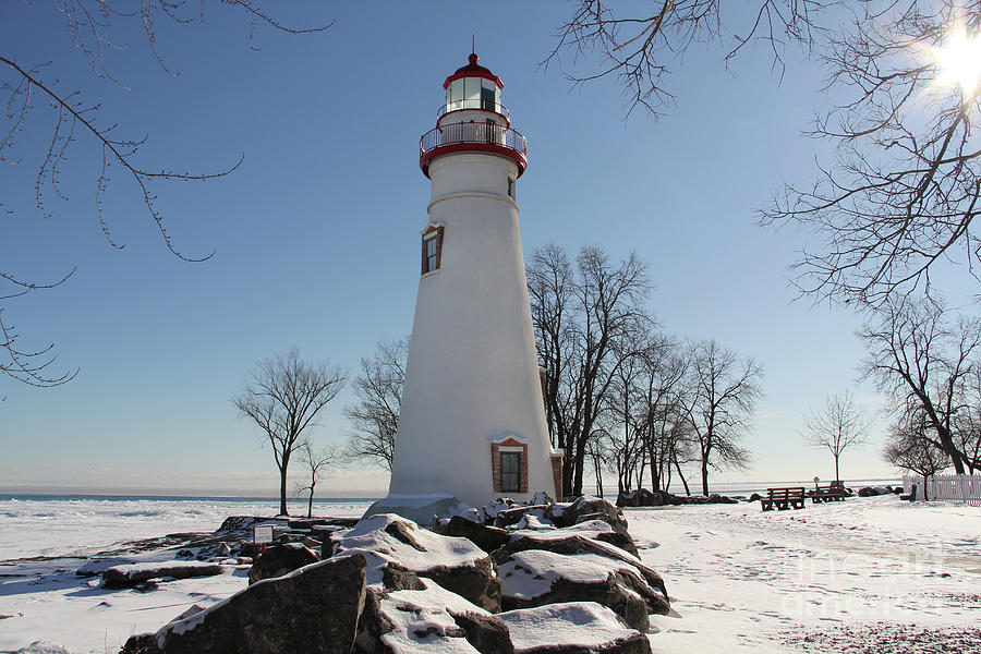 Marblehead Lighthouse in Marblehead Ohio 1048 Photograph by Jack Schultz