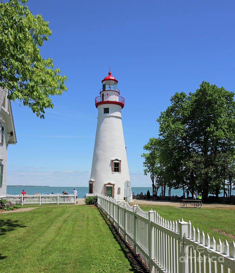 Marblehead Lighthouse Ohio 6647 Photograph by Jack Schultz