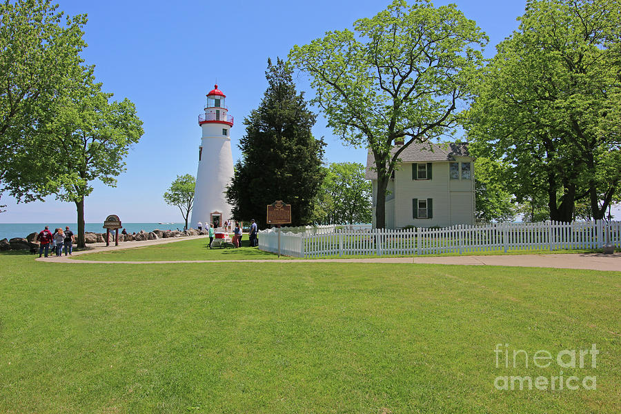 Marblehead Lighthouse Ohio 6654 Photograph by Jack Schultz