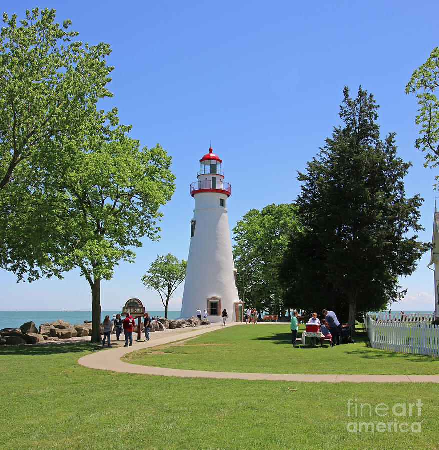 Marblehead Lighthouse Ohio 6656 Photograph by Jack Schultz