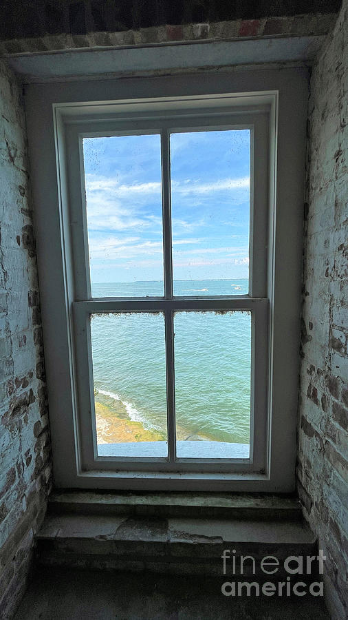 Marblehead Lighthouse Window 1803 Photograph by Jack Schultz