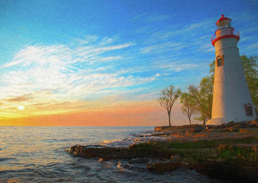 Marblehead Sunrise Painting Painting by Dan Sproul