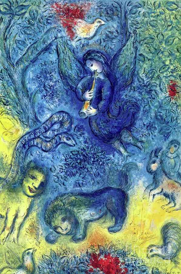 Marc Chagall The Magic Flute Digital Art by Ronald Thomson - Fine Art ...