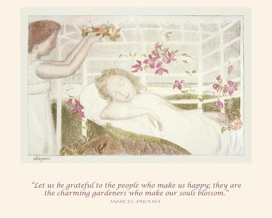 Marcel Proust Maurice Denis Be grateful  Painting by Georgia Clare