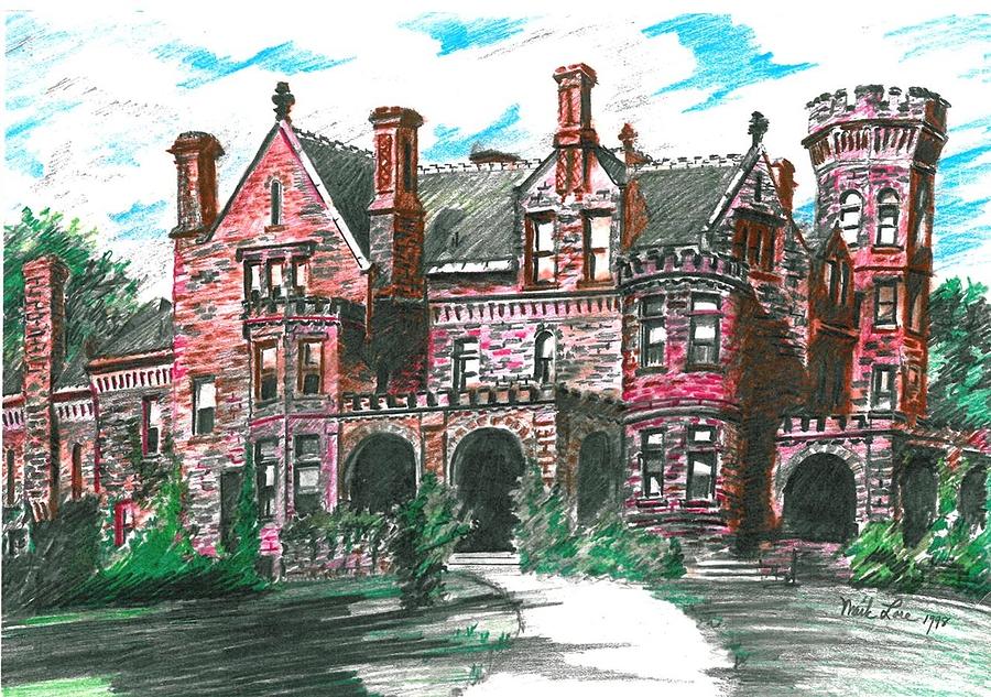 Marchmont-Whites Castle Drawing by Mark Lore