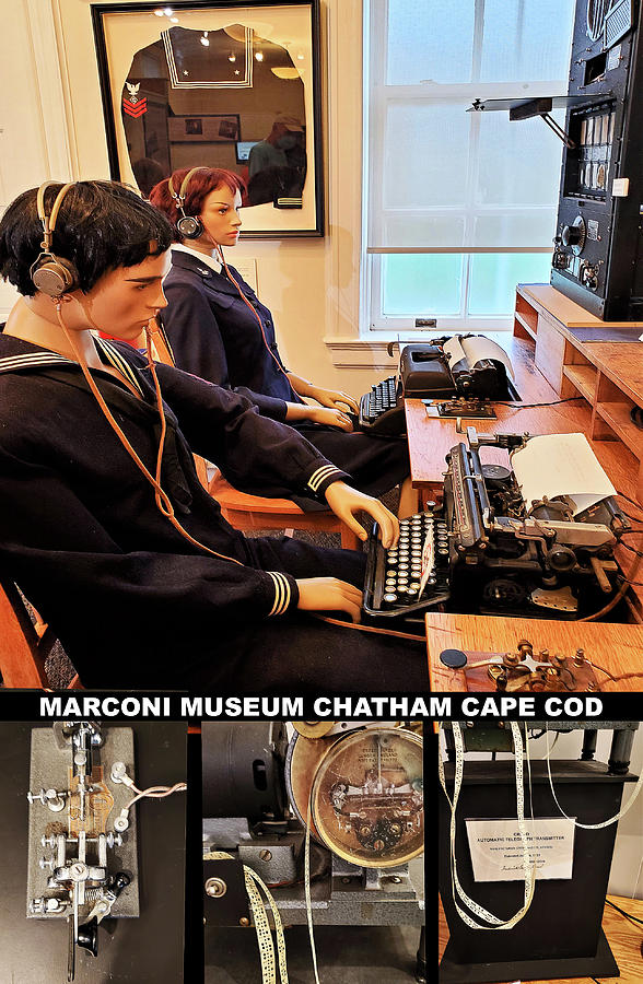 Marconi Museum Chatham Cape Cod Mixed Media by Sharon Williams Eng