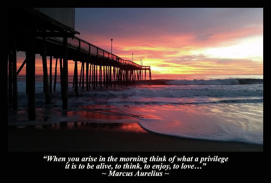 Marcus Aurelius Quote v5 When You Arise In The Morning Photograph by Robert Banach Marcus Aurelius Quote v5 When You Arise In The Morning Photograph by Robert Banach