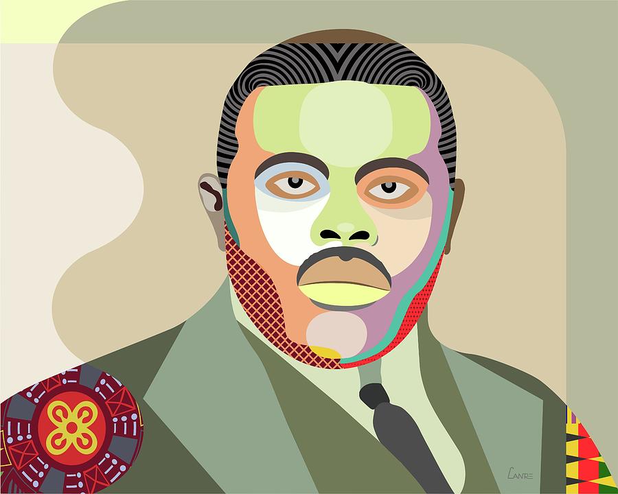 Marcus Garvey Digital Art by Lanre Studio Fine Art America