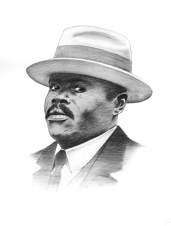 Marcus Garvey Drawing by Neal Brooks Fine Art America