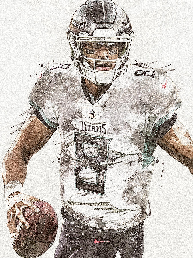 Marcus Mariota Tennessee Titans Poster Digital Art by Willy Art - Fine ...