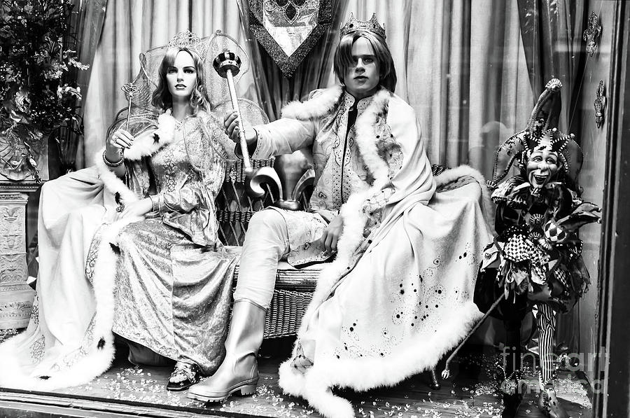 Mardi Gras King and Queen in New Orleans Photograph by John Rizzuto