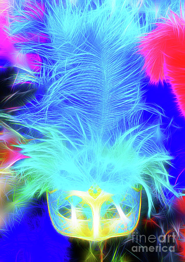 Mardi Gras Mask Photograph