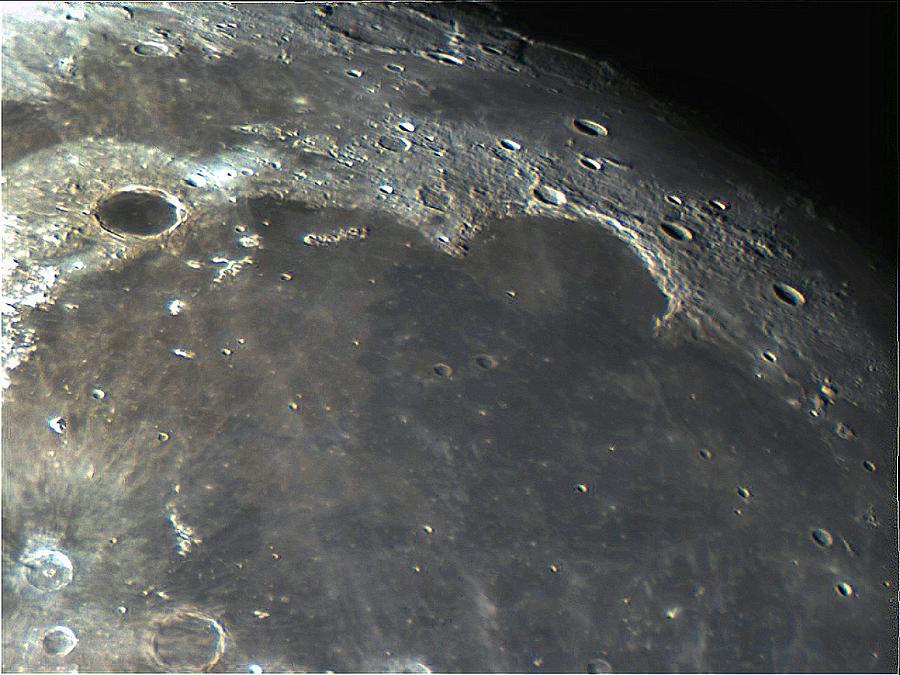 Mare Imbrium on the Moon Photograph by Massimo Dionisi