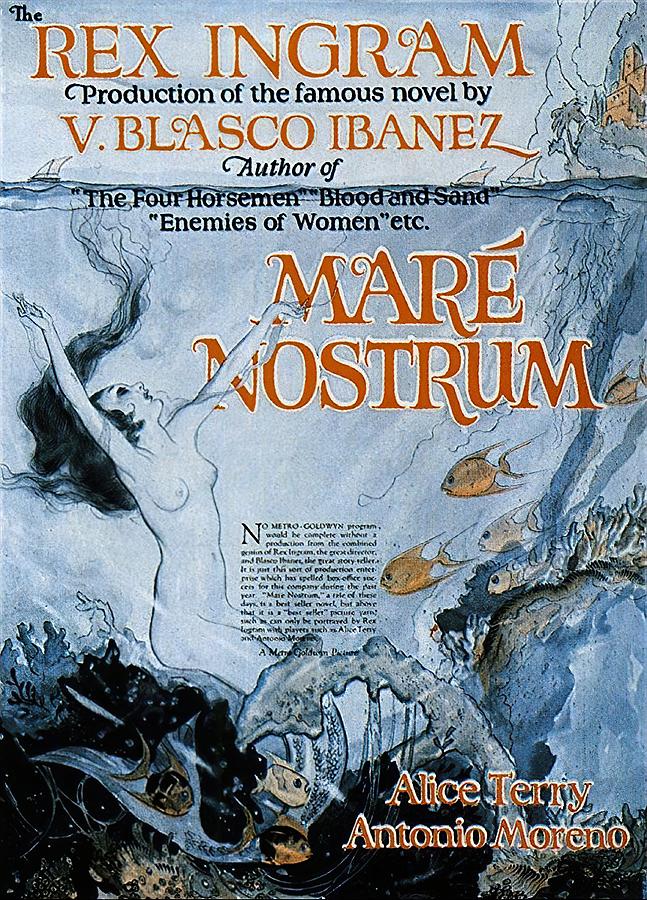 Mare Nostrum, 1926 Mixed Media by Movie World Posters