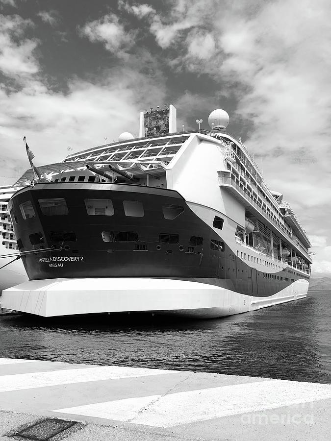 Marella Discovery 2 Cruise Ship In Mono Photograph By Douglas Brown ...