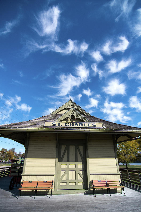 Mares Tails Over The Depot Photograph