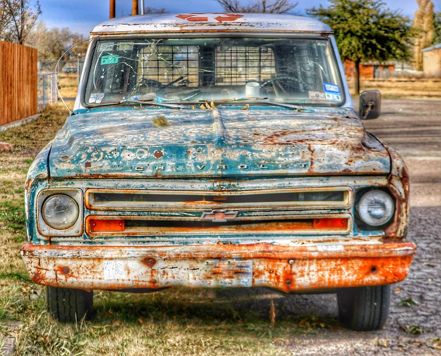 Marfa Chevy Photograph by Gia Marie Houck