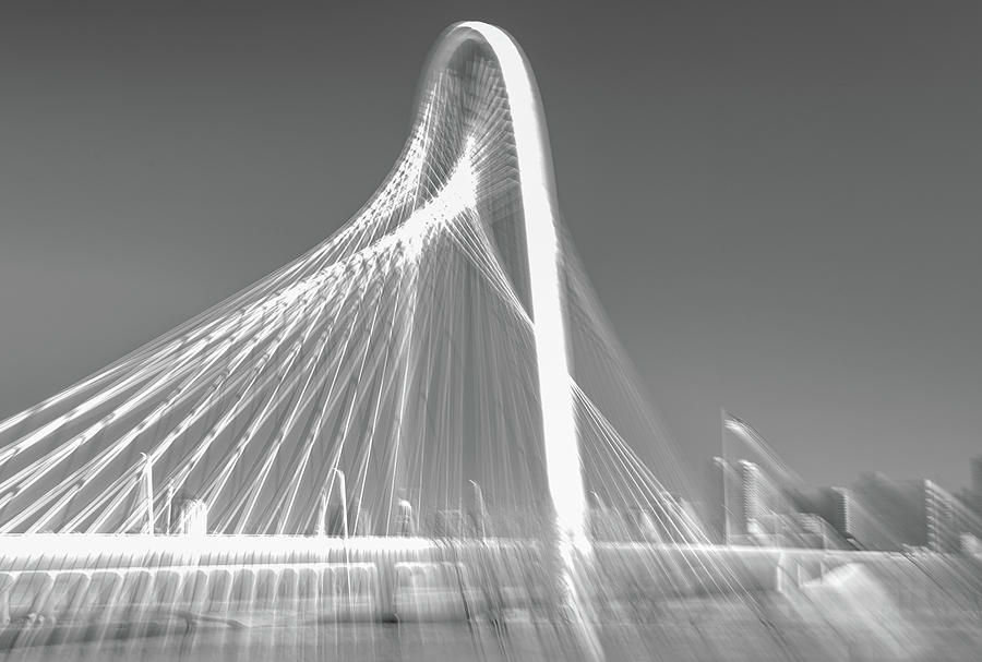 Margaret Hunt Hill Bridge Zoom Motion Photograph by Dan Sproul