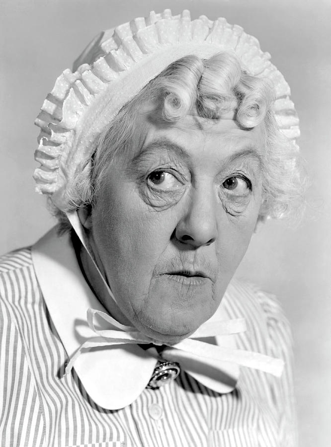 MARGARET RUTHERFORD in MAD ABOUT MEN -1954-, directed by RALPH THOMAS. Photograph by Album