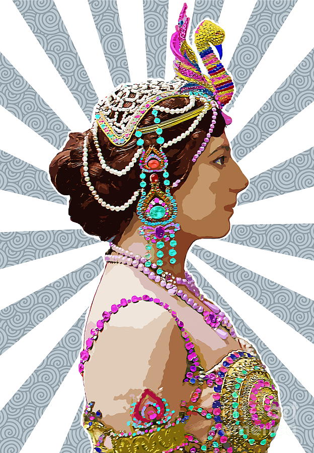 Weggooien Avonturier club Margaretha Zelle, alias Mata Hari 1 Digital Art by Alexandra Arts - Fine  Art America