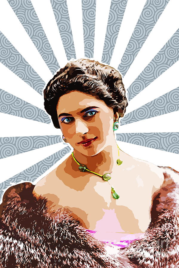 Margaretha Zelle, alias Mata Hari 3 Painting by Alexandra Arts