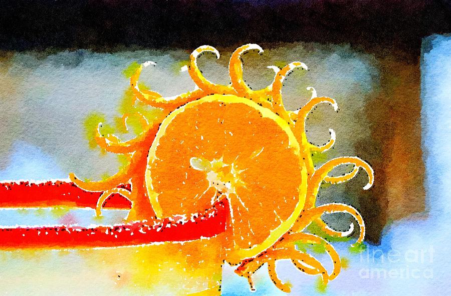 Margarita time watercolor Photograph by Theresa D Williams