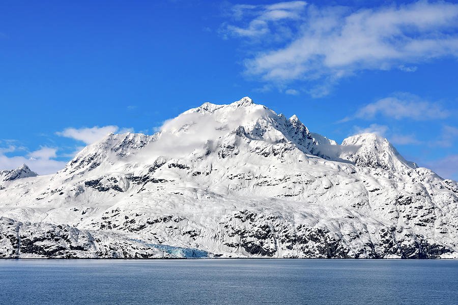 Margerie Glacier with Mount Fairweather Photograph by Kelley King - Pixels