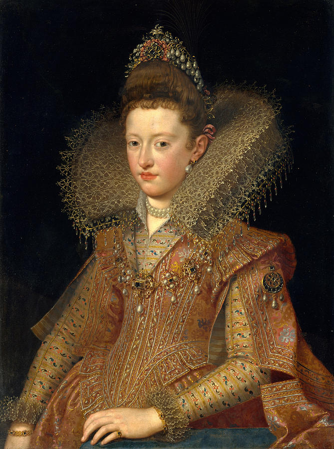 Margherita Gonzaga, Princess of Mantua Painting by Frans Pourbus the Younger