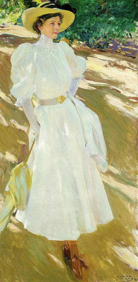 Joaquin Sorolla Y Bastida Painting - Maria at La Granja, 1907 by Joaquin Sorolla