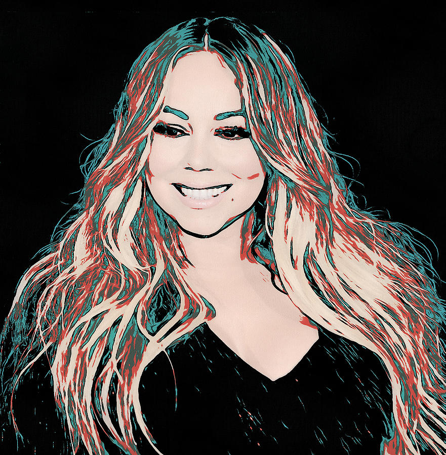 Mariah Carey Digital Art By Galeria Trompiz - Fine Art America