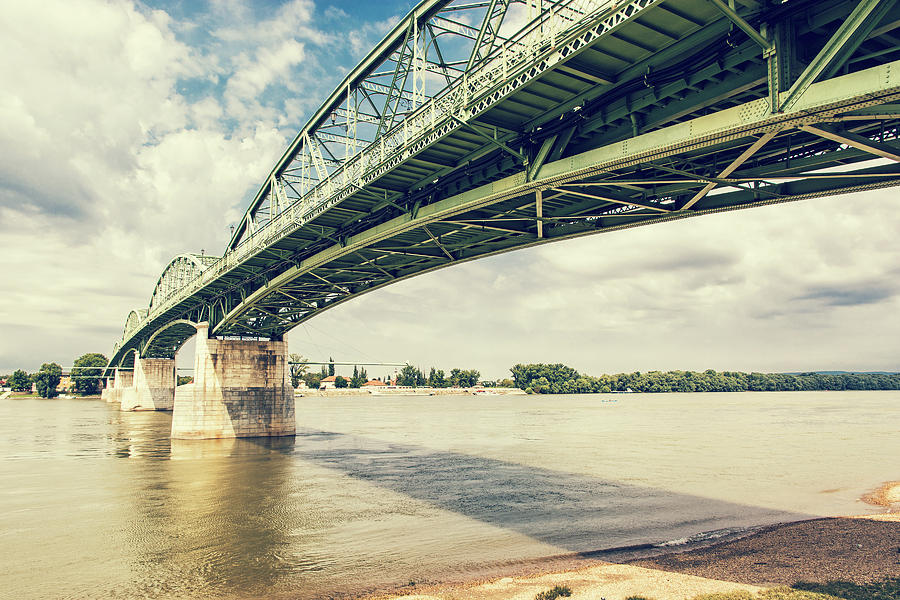 Maria Valeria bridge from Esztergom, Hungary to Sturovo Photograph by Vrabelpeter1