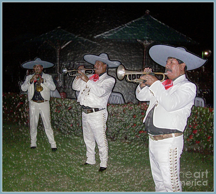 Mariachi Horns Photograph by Mary Mikawoz