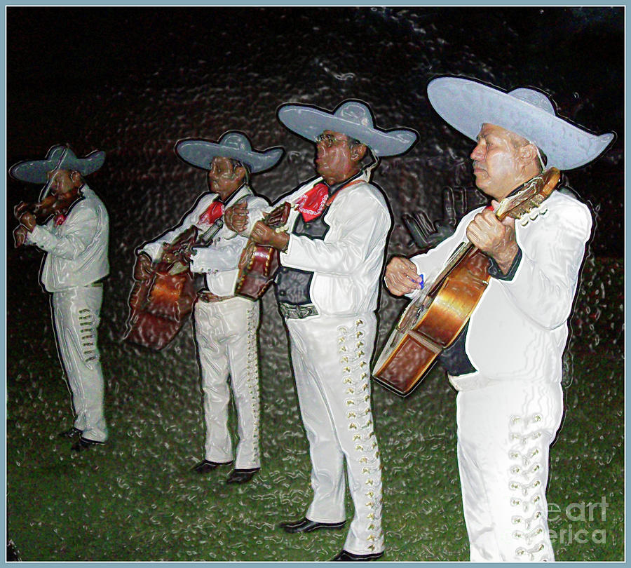 Mariachi Strings Photograph by Mary Mikawoz