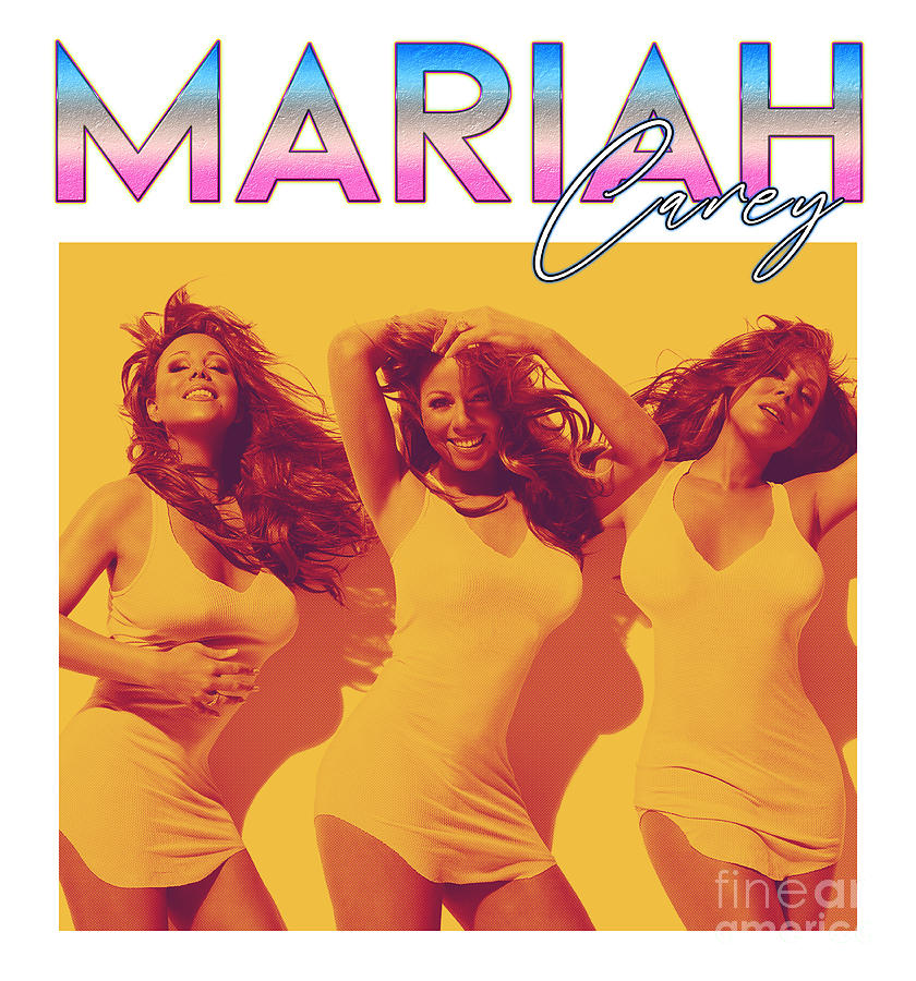 Mariah Carey Bootleg Vintage Retro Digital Art by Kirania Finest Mariah Carey Bootleg Vintage Retro Digital Art by Kirania Finest