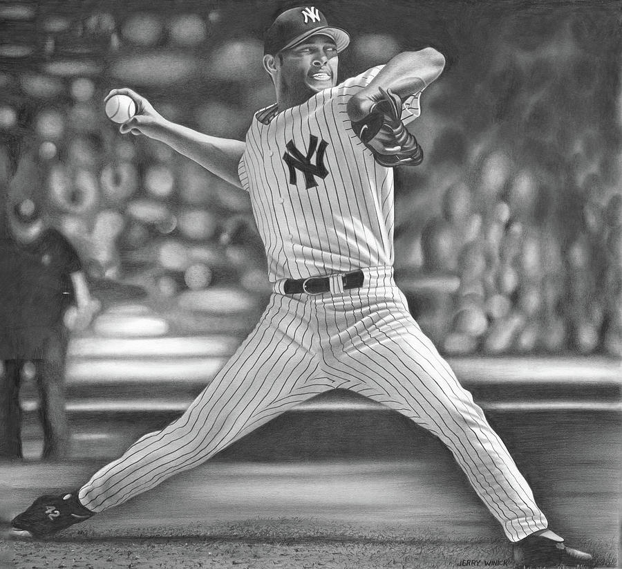 Mariano Drawing by Jerry Winick