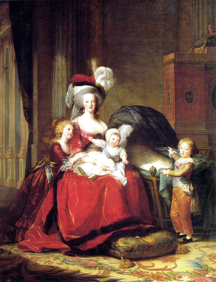 Marie Antoinette and her Children Painting by Long Shot