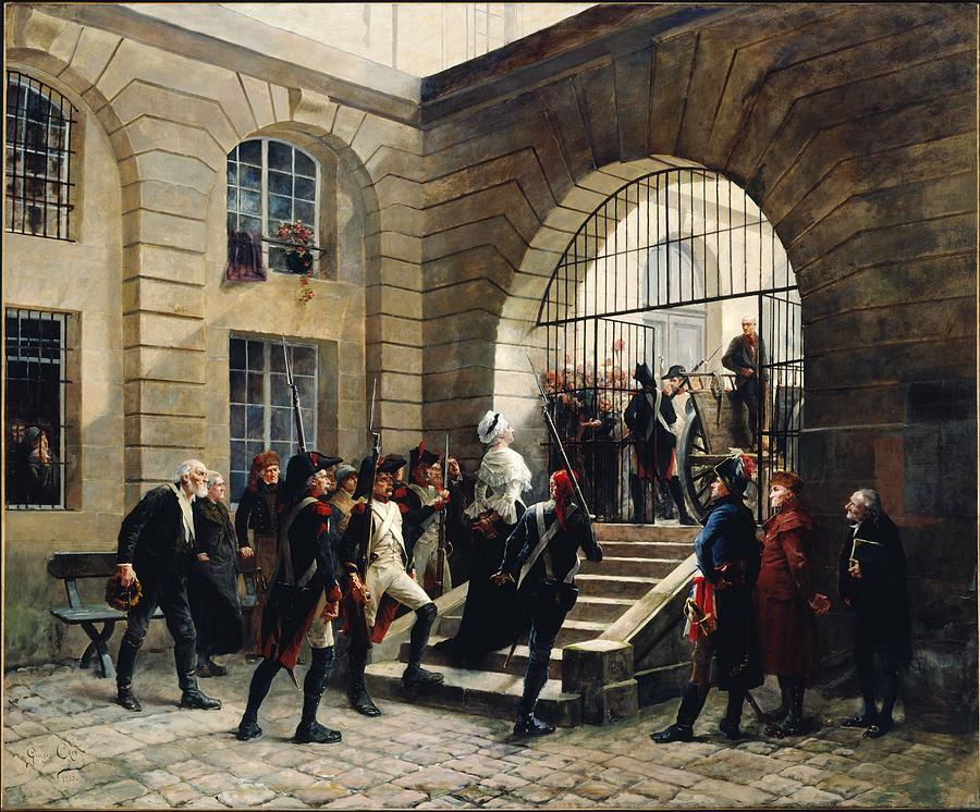 Marie Antoinette Leaving The Conciergerie October 16 1793 By Georges ...