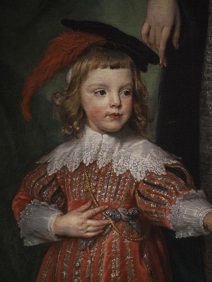 Marie Claire de Croy Duchesse d'Havre and Child Painting by ...