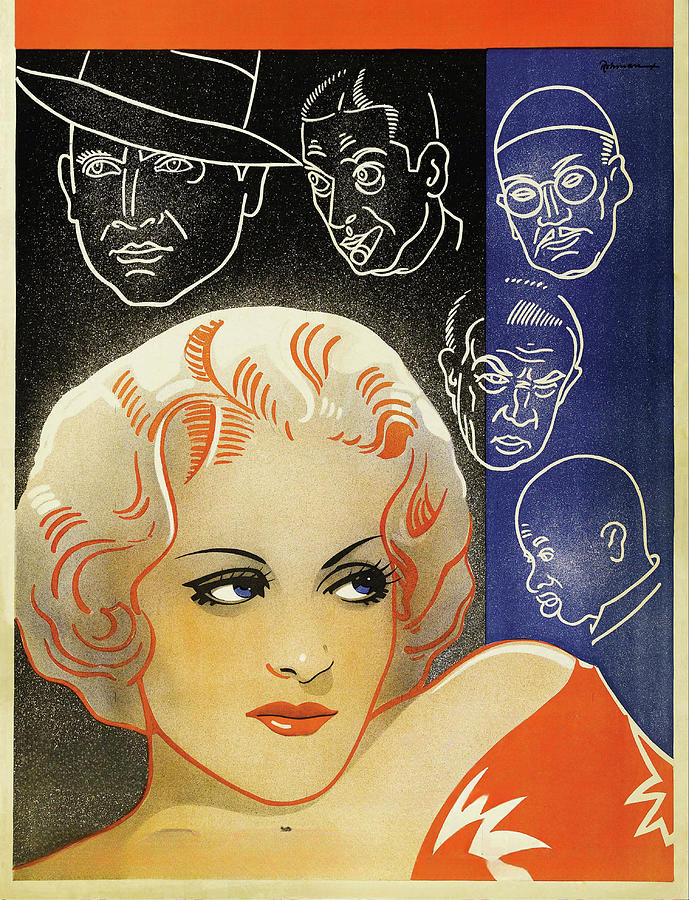Marie Galante, 1934, movie poster painting Painting by Movie World Posters