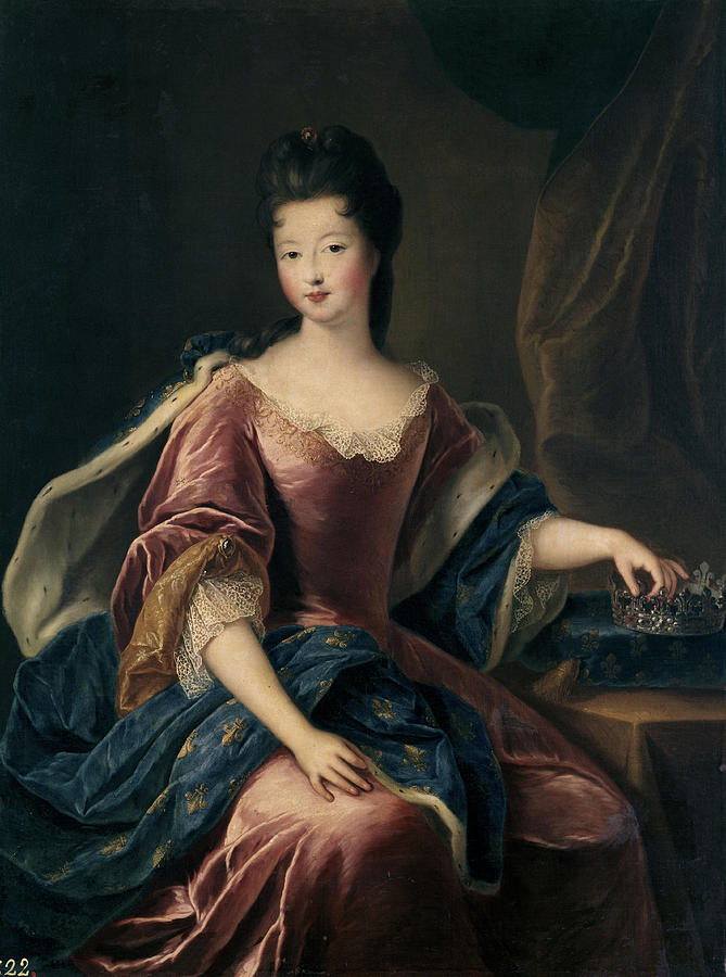 Marie Louise Elisabeth dOrleans, 17th century, Oil on canvas, 138 x 105 cm, P2295. Painting by Pierre Gobert -1662-1744-