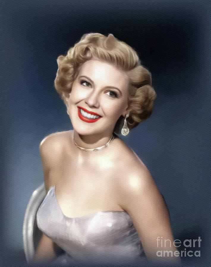 Marie McDonald, Actress and Singer Painting by John Springfield - Fine ...